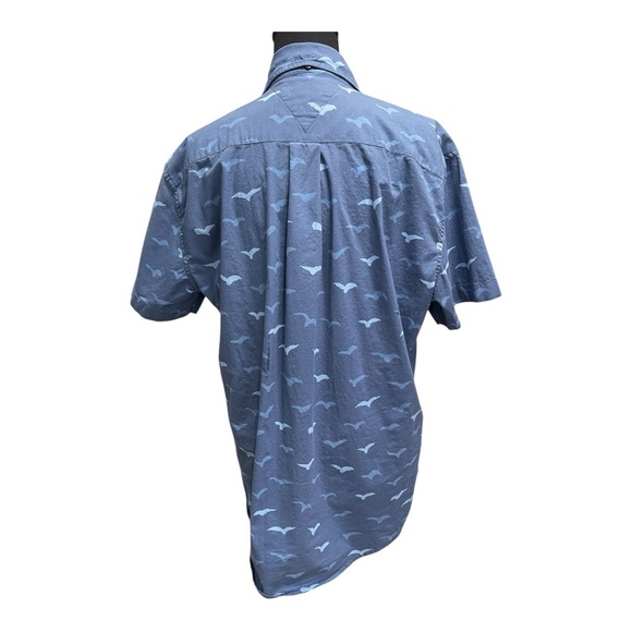 Tommy Hilfiger Men's Shirt Button Up Print Classic Stretch Fit Short Sleeve S Lg - Picture 2 of 5